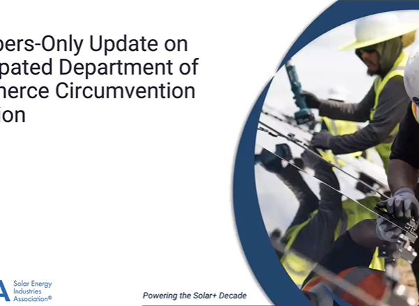 Members-Only Update on Anticipated Department of Commerce Circumvention Decision
