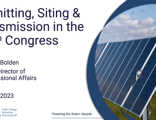 Permitting, Siting & Transmission in the 118th Congress