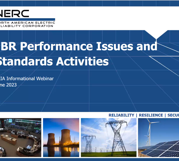 Standards Activities On Inverter-Based Resources Performance