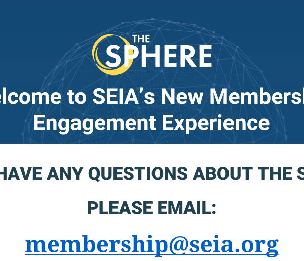 The Sphere Orientation: Learn About SEIA’s New Membership Engagement Platform