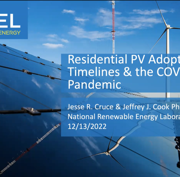 New NREL Research Shows Residential PV Adoption Timelines Improve Despite COVID-19 Pandemic
