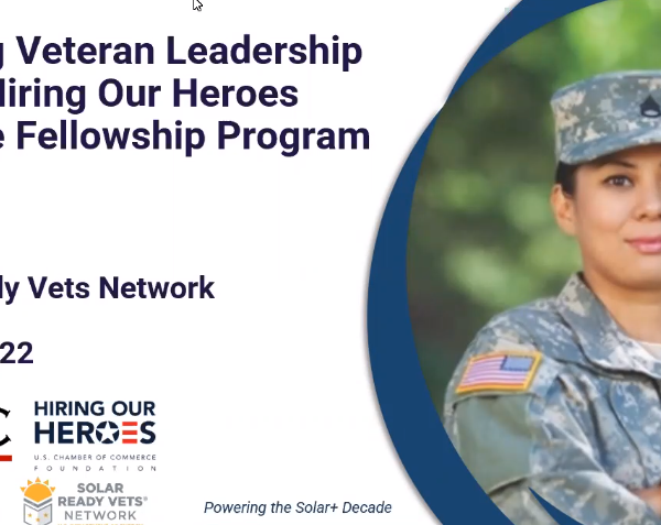 Attracting Veteran Leadership with Hiring Our Heroes Corporate Fellowship Program