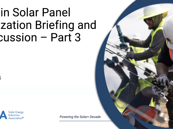 Part 3: Auxin Solar Panel Utilization Briefing and Discussion