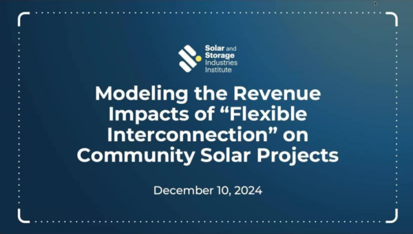 Modeling the Revenue Impacts of “Flexible Interconnection” on Community Solar Projects