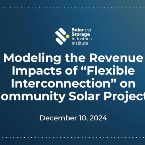 Modeling the Revenue Impacts of “Flexible Interconnection” on Community Solar Projects